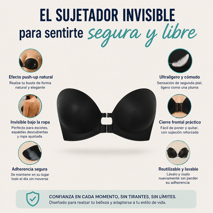 Veloura - Sujetador Invisible Sin Tirantes